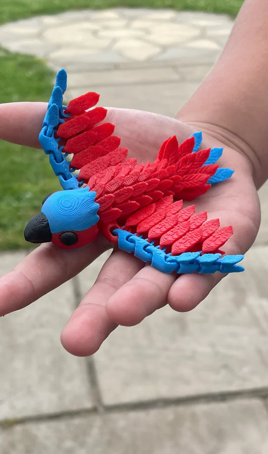WIGGLERZ - Pedro The Parrot Sensory Fidget Toy