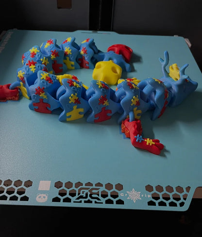 Autism Awareness Dragon