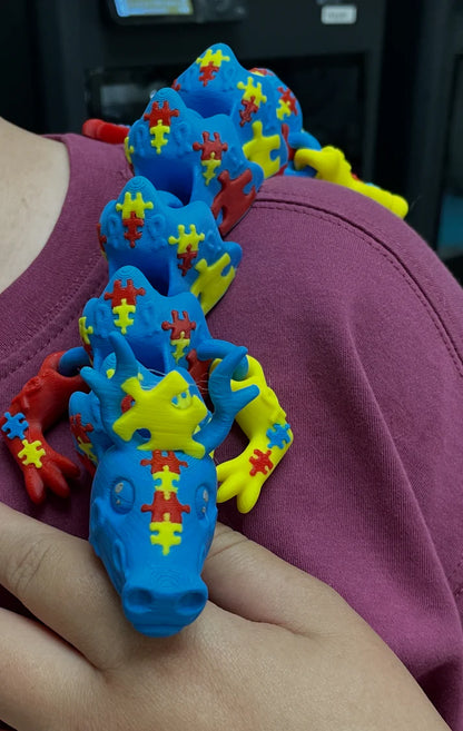 Autism Awareness Dragon