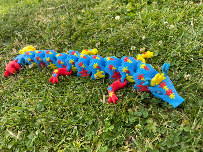 Autism Awareness Dragon