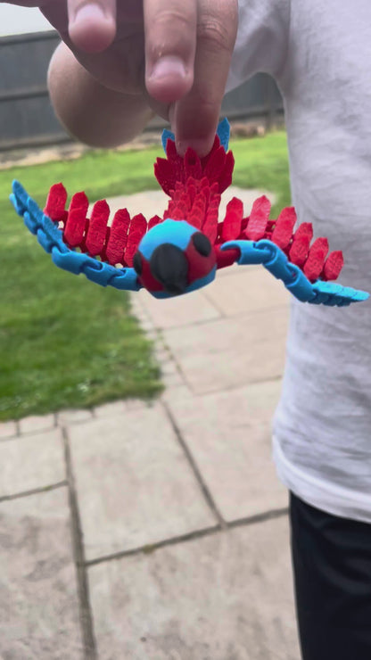 WIGGLERZ - Pedro The Parrot Sensory Fidget Toy