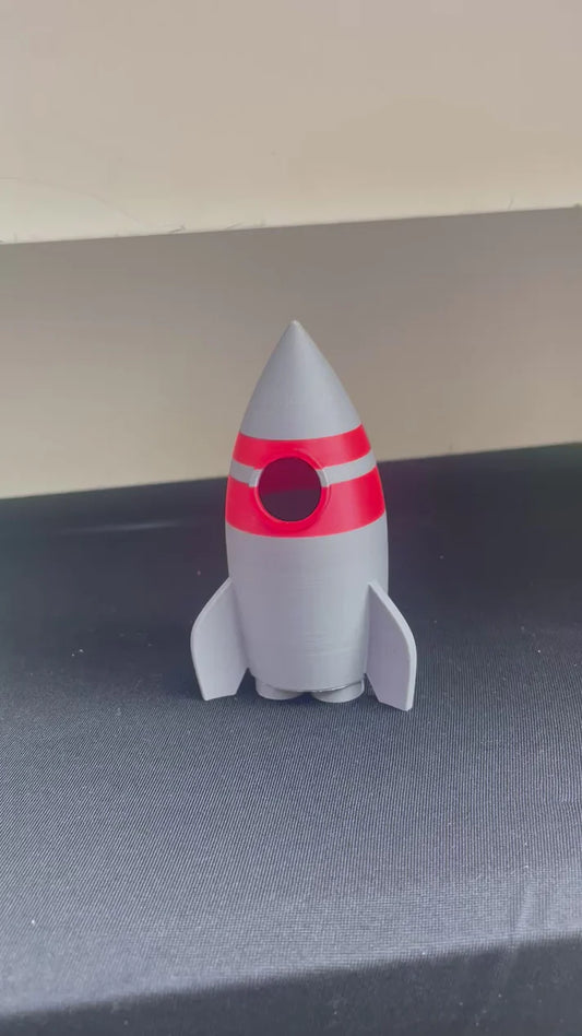 3D Printed Rocket – With Pop-Out Fire Blasters
